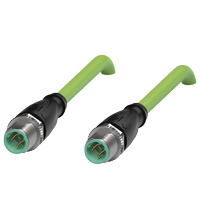 CORDSET ETHERNET/PROFINET M12 => M12