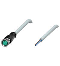 CORDSET RECTO M8x3 5M CABLE PUR