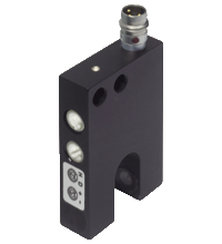 SENSOR DE HORQUILLA GL10; ALC. 10MM; PNP; NO+NC; CON. M8;