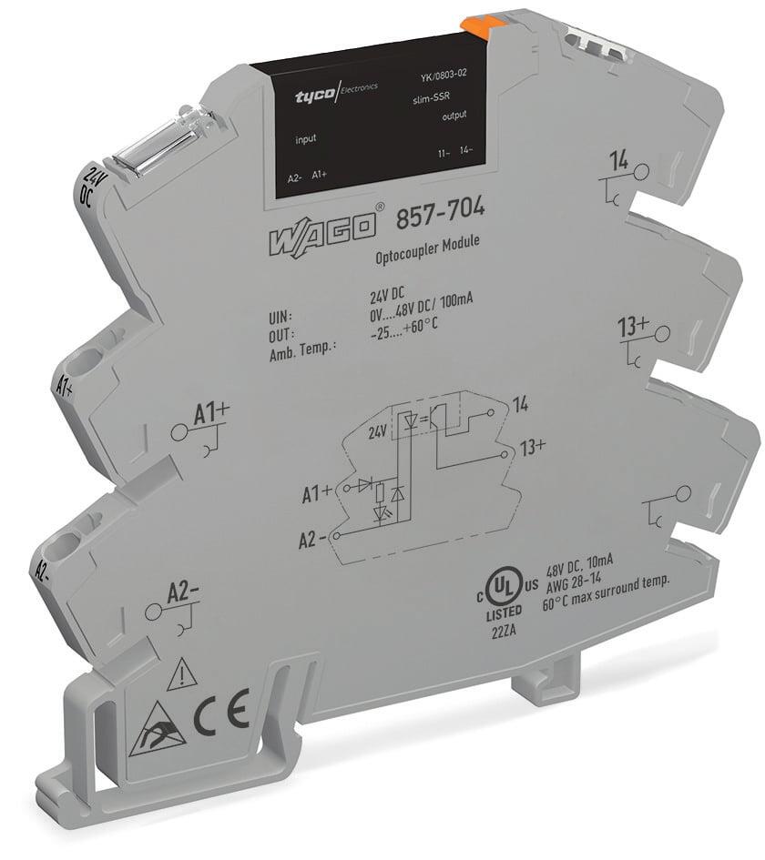 RELE SSR 857; BOB. 24VDC; SAL.: 0-48VDC 0.1 A;