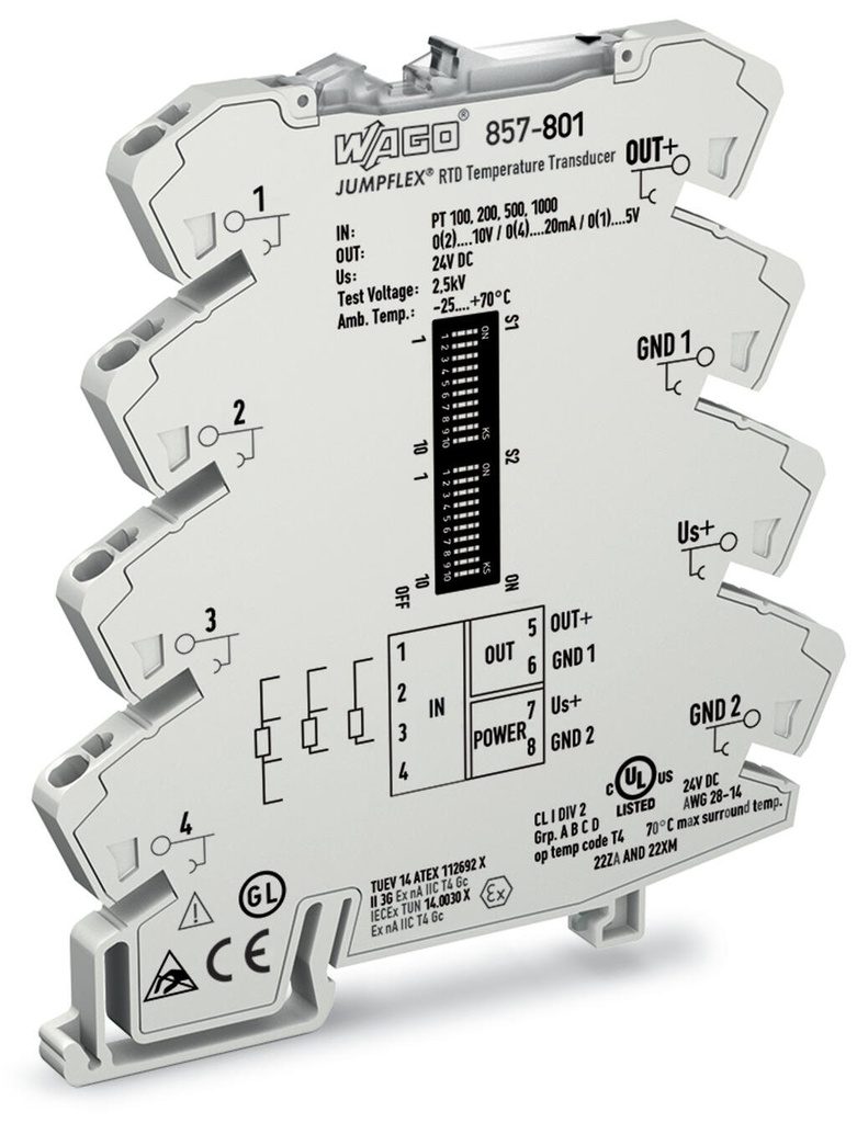 CONVERTIDOR PROGRAMABLE DE RTD A 0-10V/4-20MA