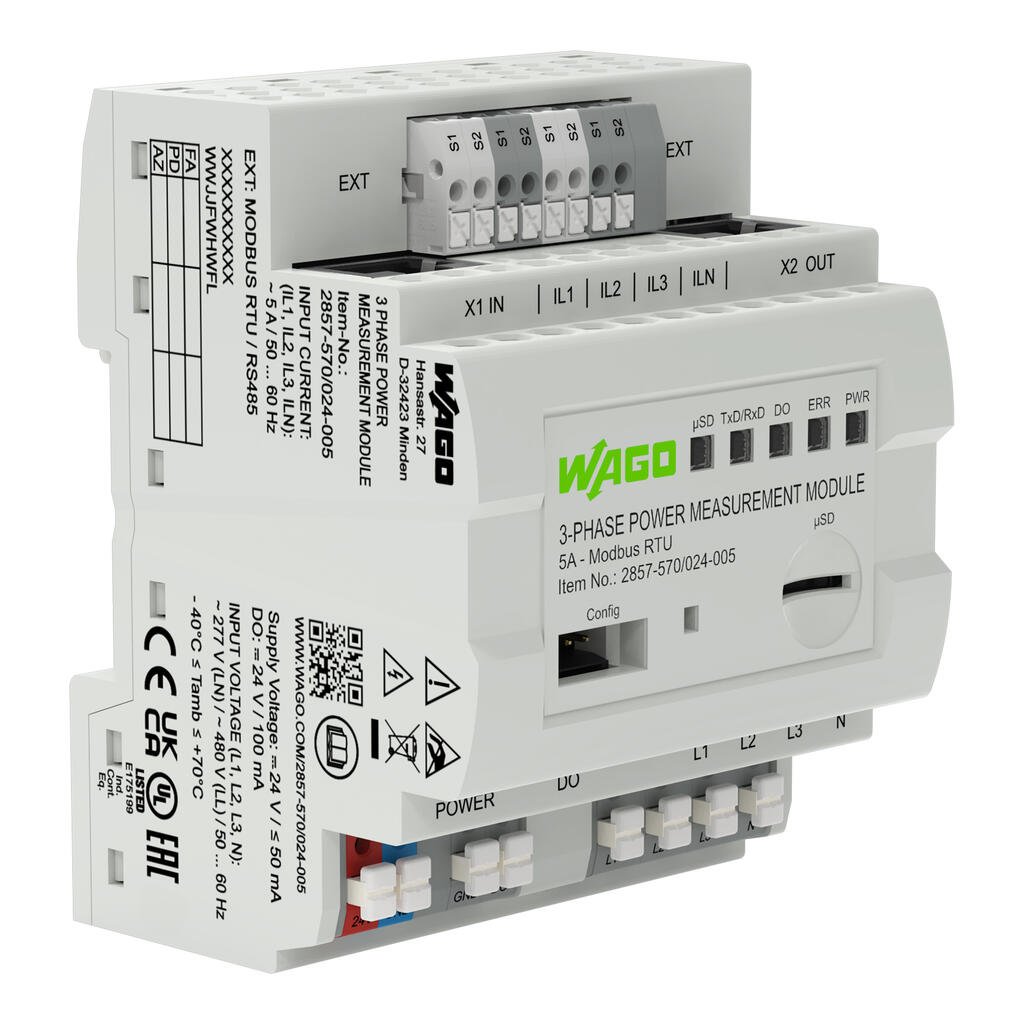 MEDIDOR DE ENERGIA 2857; 400/690 V/5 A; MODBUS RTU;