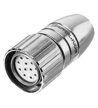 [PPF00902] CONECTOR ARMABLE HEMBRA M23x12